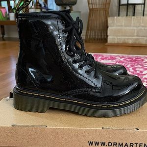 1460 Black Glitter Dr Martens - kids size 13